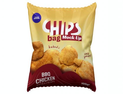 Chips Bag Product Mockup Set