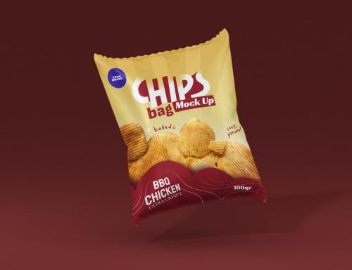 Chips Bag Product Mockup Set