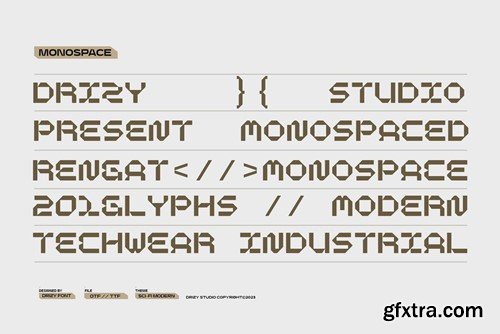 Rengat Mono - Monospace Font JY4NHUD