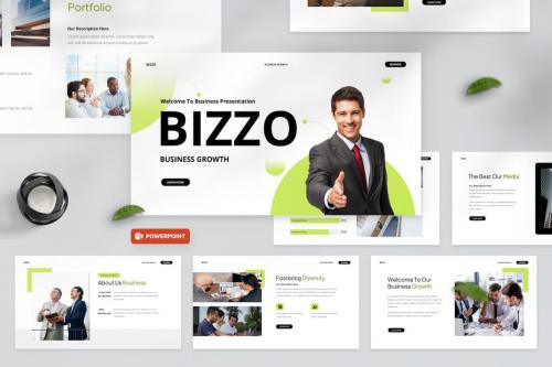 Bizzo - Clean Business PowerPoint