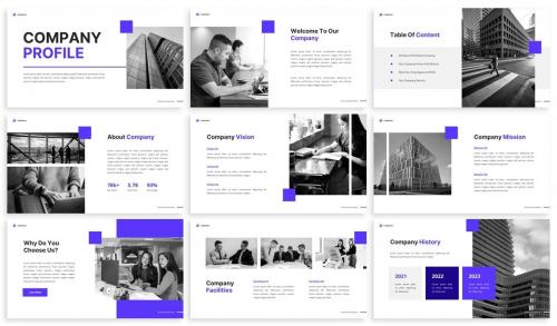 Company Profile - Powerpoint Presentation Template