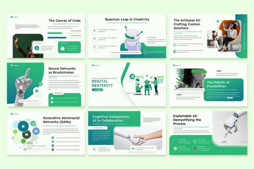 Digital Dexterity AI Template Powerpoint