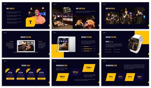 Esportz - Powerpoint Presentation Template