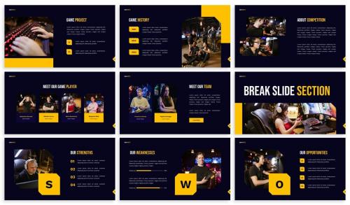 Esportz - Powerpoint Presentation Template