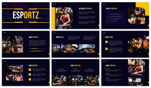 Esportz - Powerpoint Presentation Template