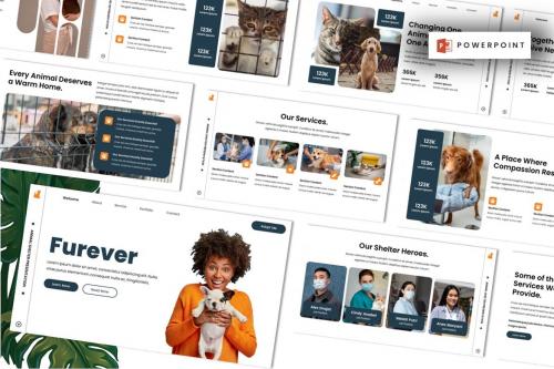 Furever - Pet Care Powerpoint Template