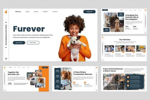 Furever - Pet Care Powerpoint Template