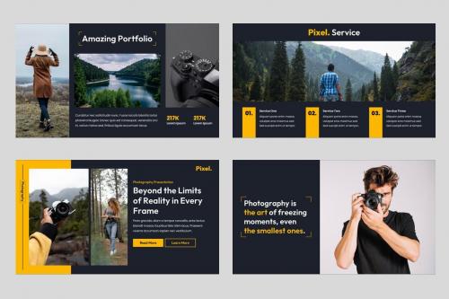 Pixel - Photo Album & Camera Powerpoint Template