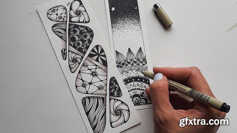 Drawing course Easy graphics using meditative techniques