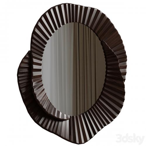 Issey mirror with 3 materials