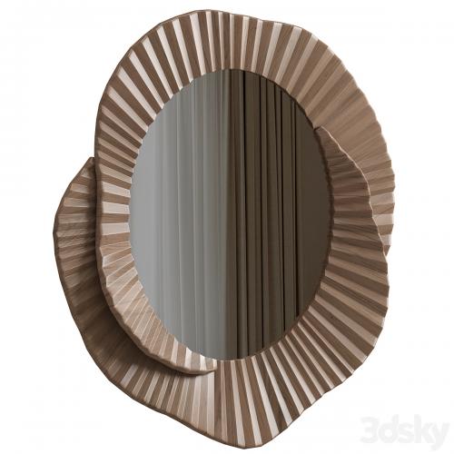 Issey mirror with 3 materials