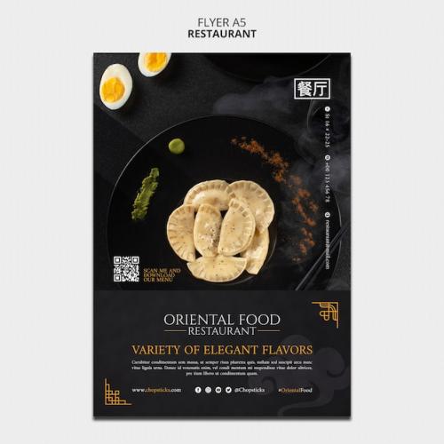 Delicious Food Restaurant Poster Template