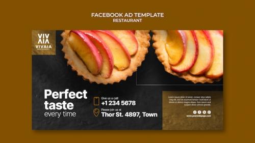 Delicious Food Restaurant Facebook Template