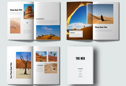 Photobook Magazine Template Layout