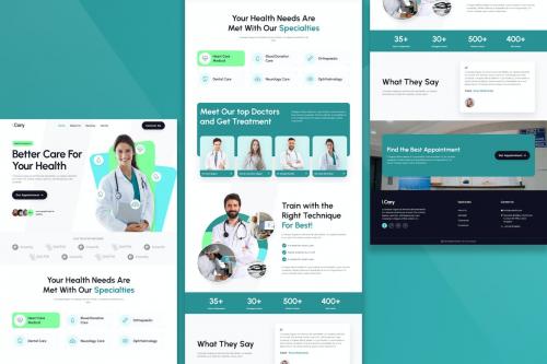 Medical General Landing Page Figma