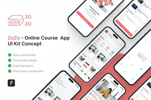 Zozo - Online Course App UI Kit