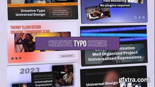 Videohive Creative Typo Scenes 50142625