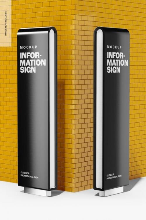 Information Signs Mockup