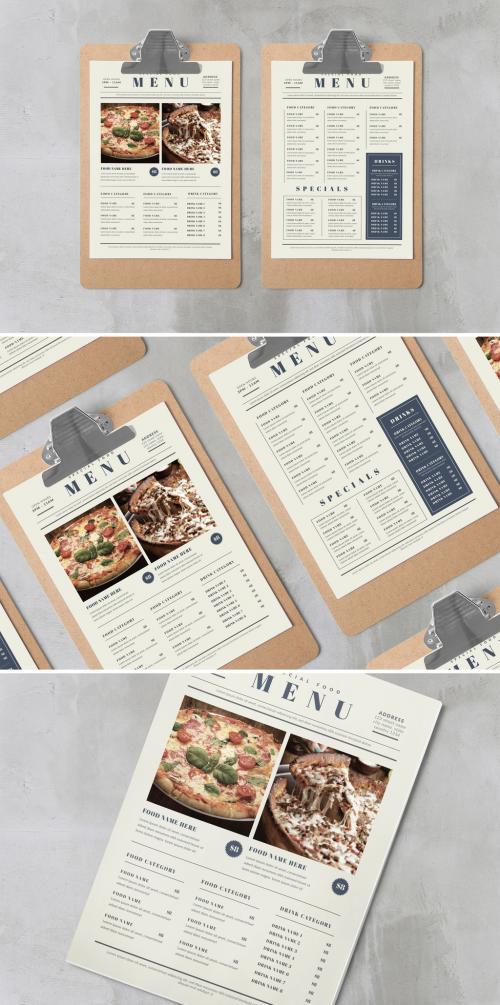 Food Menu Layout - 348358487