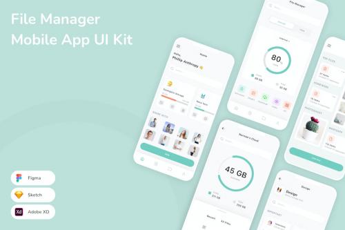 File Manager Mobile App UI Kit