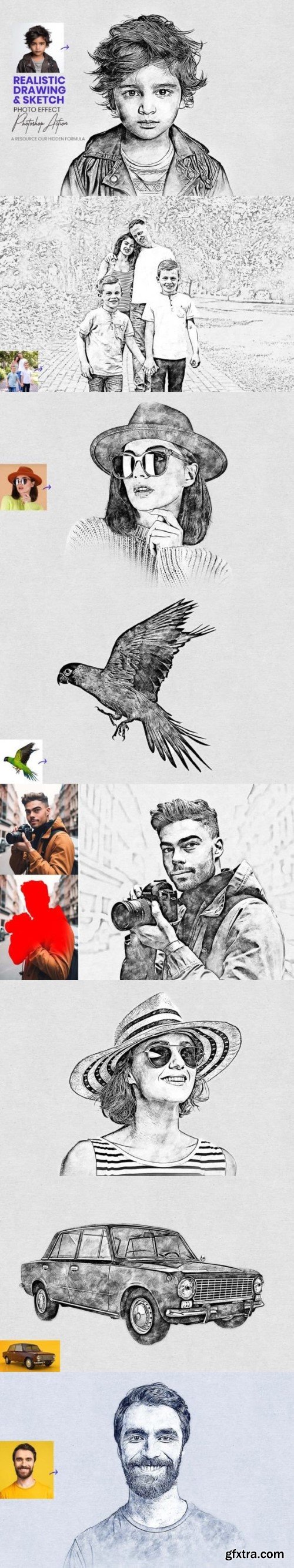 Realistic Drawing & Sketch Effect