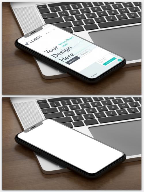 Mockup of Smartphone  - 350310731