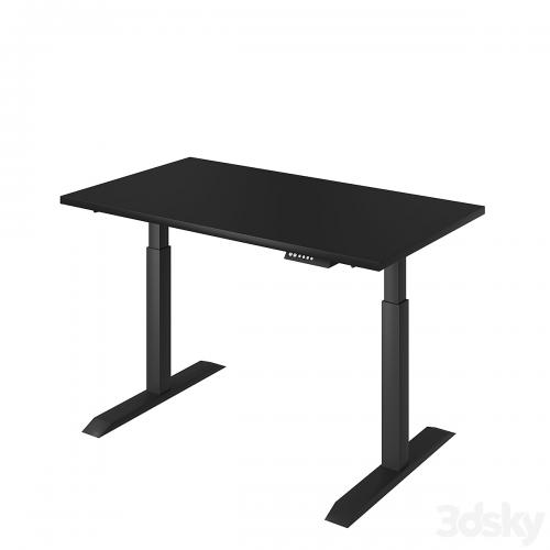 Black lift desk