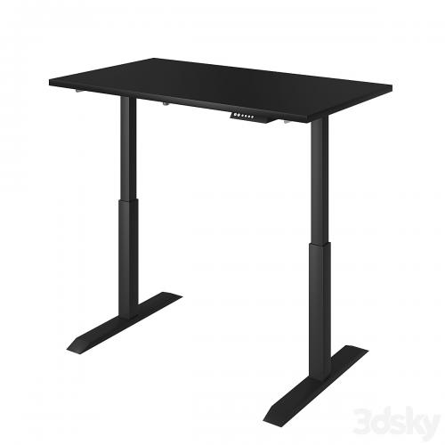 Black lift desk