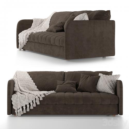 STITCH SOFA Kara Mann knitted plaid