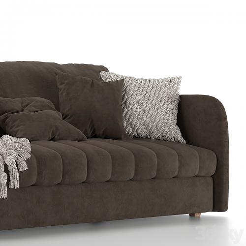 STITCH SOFA Kara Mann knitted plaid