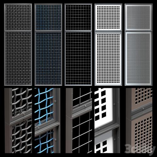 Decorative metal lattices - Quad