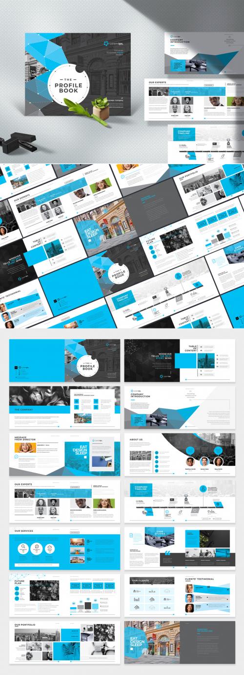 Profile Brochure Design Layout - 350705605