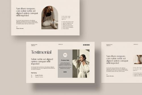 Fashion PowerPoint Presentation Template