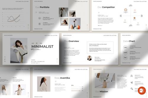 Minimalist PowerPoint Presentation Template.