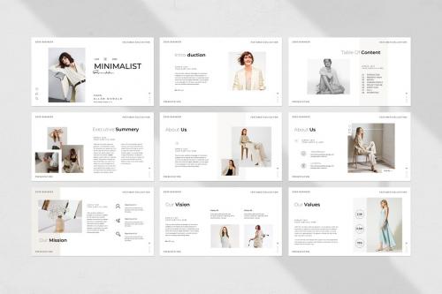 Minimalist PowerPoint Presentation Template.