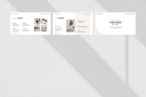 Minimalist PowerPoint Presentation Template.