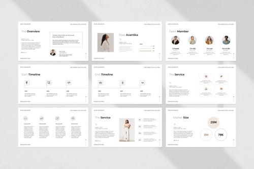 Minimalist PowerPoint Presentation Template.