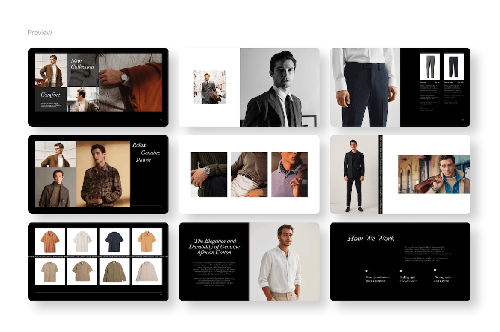 Mondue Aesthetic Fashion Catalogue Powerpoint