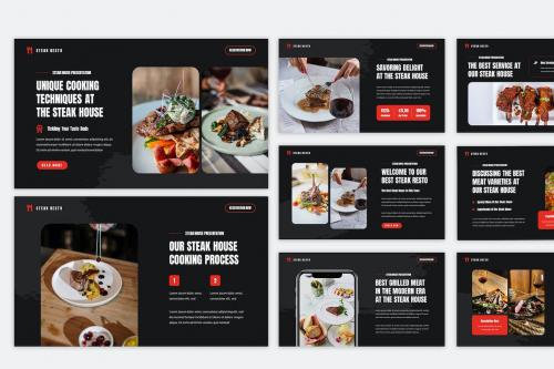 Steak House Powerpoint Template