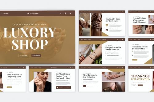 Jewelry Shop Powerpoint Template