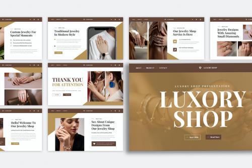 Jewelry Shop Powerpoint Template