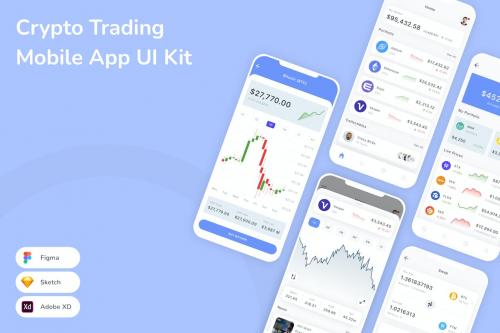 Crypto Trading Mobile App UI Kit