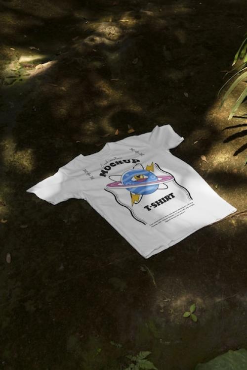 Cool Tshirt In Nature Mockup