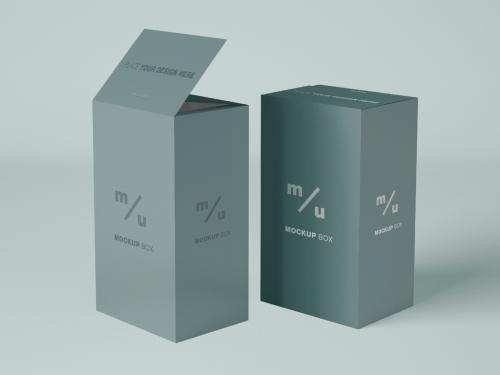 2 Tall Package Mockup - 351300938