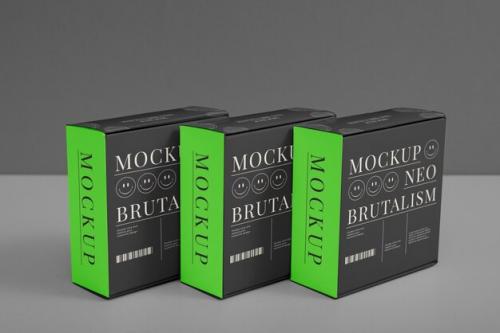 Neo Brutalism Aesthetic Packaging