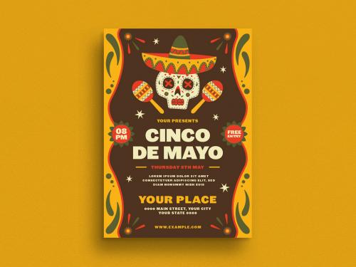 Cinco De Mayo Flyer Layouts - 352977011