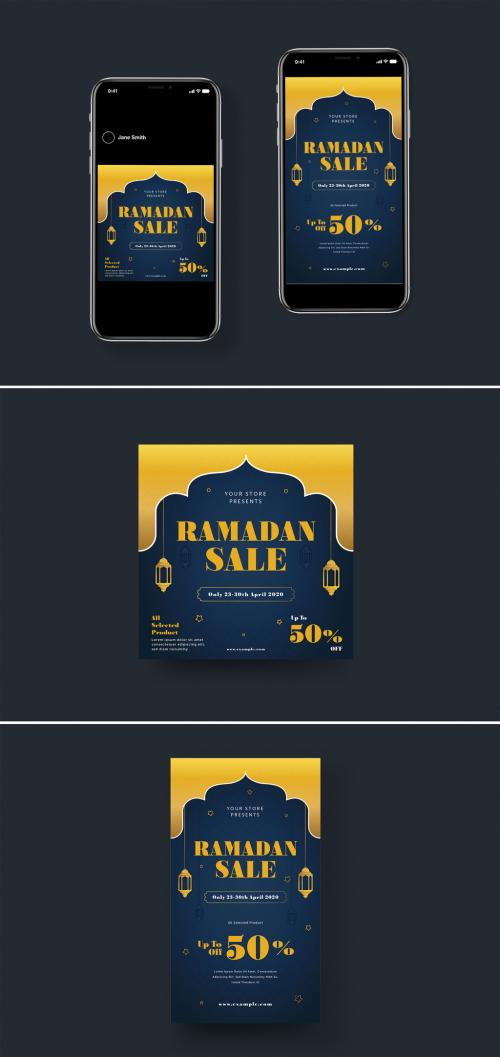 Ramadan Sale Social Media Post Layouts - 352983977