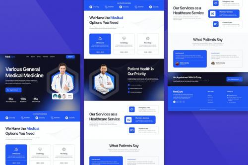 Medical General Landing Page Figma