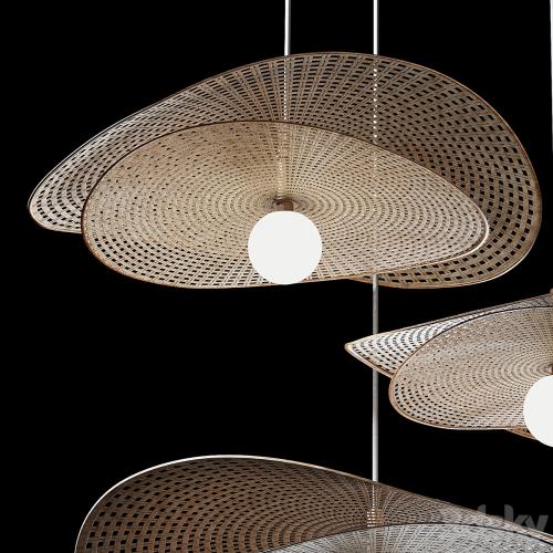 Rattan pendant Light 10