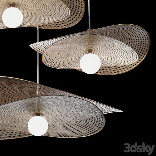 Rattan pendant Light 10